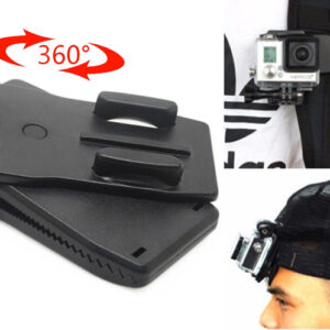 360 Graden Rotatie Rugzak Hoed Quick Clip klem voor GoPro