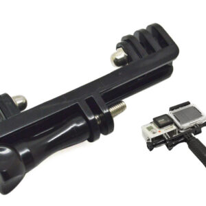 dubbele zelf handheld foto monopod adapter voor gopro