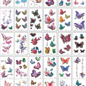 30 stuk Tattoo Sticker Gezicht Hand Mooie Body Art Nep Tatoo Tijdelijke Waterdichte Taty model Y