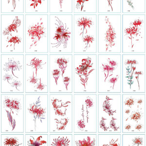 30 stuk Tattoo Sticker Gezicht Hand Mooie Body Art Nep Tatoo Tijdelijke Waterdichte Taty model BY