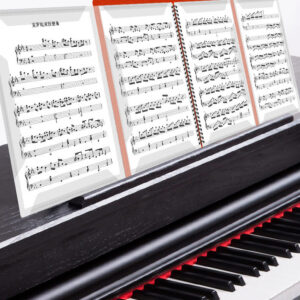 4 Paginas Vouwen Muziek Score Coil Map Praktijk Piano Papier A4 Vel Bestand Opslag Boek