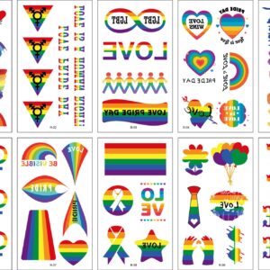 10 stuk Tattoo Sticker Gezicht Hand Cartoon Nep Tatoo Tijdelijke Waterdichte Taty model R Trotsdag