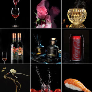 Fotografie Achtergrond Stroomden Effen Kleur Licht Absorberende Screen Doek Voor Foto Studio 1.5*1M zwart