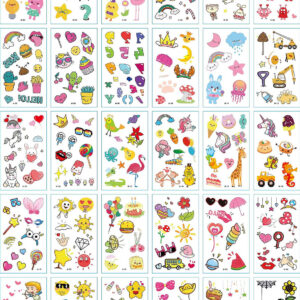 30 stuk Tattoo Sticker Gezicht Hand Mooie Body Art Nep Tatoo Tijdelijke Waterdichte Taty model U