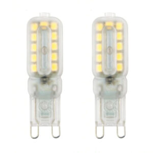 2 stuk G9 5W 220V 22 Bulb Transparent Warm witte LED Lamp ​capsule