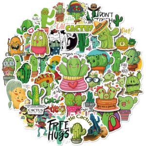 50 stuk cactus Cartoon stickers voor kinderen en volwassenen Beloningsstickers Journal Laptop Telefoon Stickers