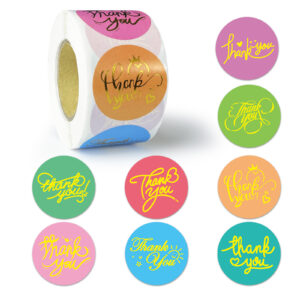 500 stuk laser bedankt Cartoon stickers voor kinderen en volwassenen Beloningsstickers Journal Laptop Telefoon Stickers