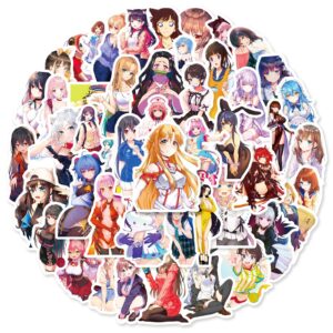 50 stuk japanse anime schoonheid Cartoon stickers voor kinderen en volwassenen Beloningsstickers Journal Laptop Telefoon Stickers