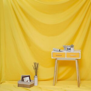 Photo Studio Fotografie Achtergrond Doek Props Portret Fotografie 1.5*1M geel