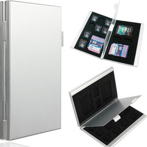 Geheugenkaart opbergdoos beschermer 4 SD + 8 Micro SD (TF)