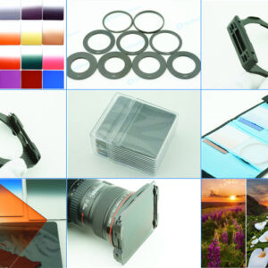 34 in 1 graduated square grijsverloop filter gratis verzend