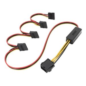 GPU PCI-E 8-Pin Naar Harde Schijf Kabel GPU 8pin Naar Sata Harde Schijf Voedingskabel 12V Naar 5V Sata Harde Schijf Kabel