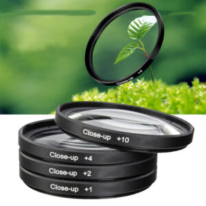 4x 37mm Close up Filter Macro +1+2+4+10 camera lens filter
